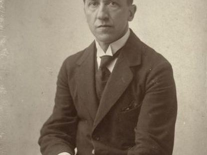 Piet Mondrian en 1918.