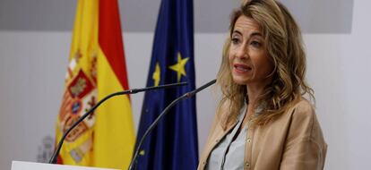 La ministra de Transportes, Movilidad y Agenda Urbana, Raquel Sánchez.