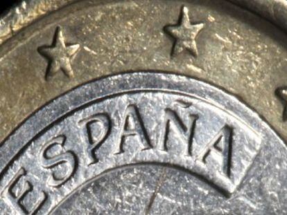 En la imagen, una moneda de euro.