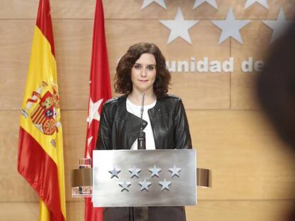 Imagen de recurso de la presidenta de la Comunidad de Madrid, Isabel Díaz Ayuso.