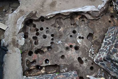 Oquedades halladas en el subsuelo de Teotihucan