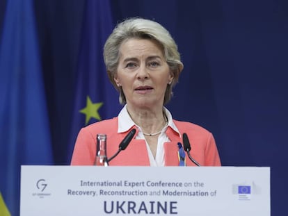 La presidenta de la Comisión Europea, Ursula von der Leyen