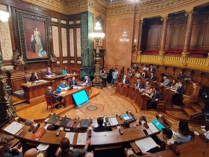 Pleno del Ayuntamiento de Barcelona del 23 de diciembre de 2022.