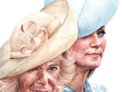 El futuro de la corona británica en las manos de Camilla y Kate