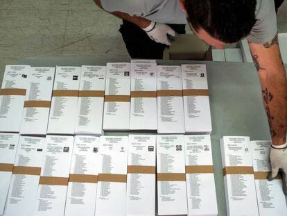 Papeletas para las votaciones del 26M