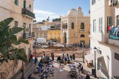 The Central Mosque, a building designed by the architect Enrique Nieto.