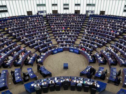 Sede del Parlamento Europeo en Estrasburgo, donde el jueves se celebra una votación clave para la biodiversidad.