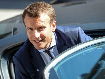 Emmanuel Macron el pasado 25 de agosto durante una visita a la ciudad francesa de Colmar.
