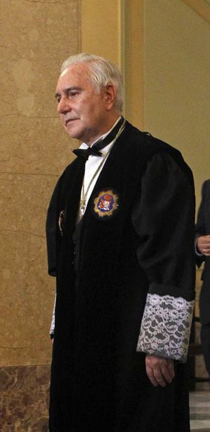 El expresidente del Supremo, Carlos Dívar.