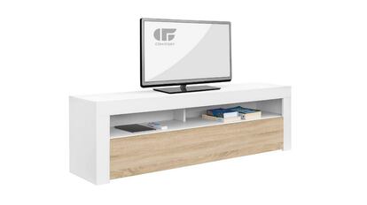 Mueble minimalista para la televisión, diferentes colores