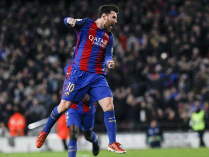 El davanter argent&iacute; del FC Barcleona, Leo Messi.