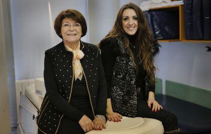 Enriqueta Sellarés i Paola Lazo.