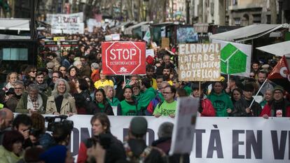 Veïns de Barcelona, contra la massificació del turisme.