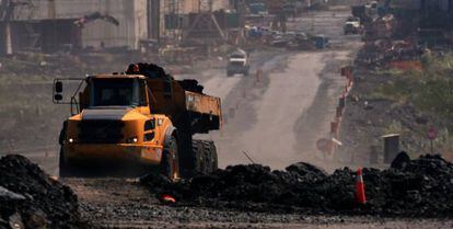 Obras de Sacyr en el Canal de Panamá.