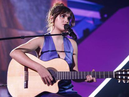 Amaia Romero, artista invitada durante la gala de