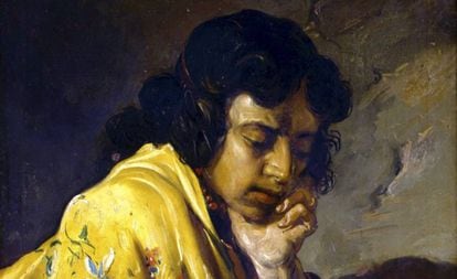 Echadora de cartas, Zuloaga, en el Museo de Bellas Artes de Asturias desde 1941.