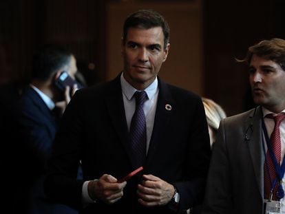 El presidente del Gobierno español, Pedro Sanchez, este miércoles en Nueva York, para participar en la Asamblea General de la ONU.