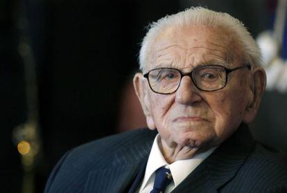 Nicholas Winton, en una imagen de 2014.