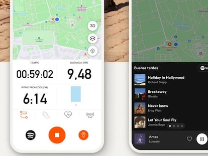 Strava con Spotify integrado