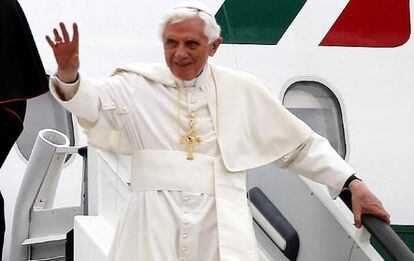 El Papa, a su llegada a Madrid