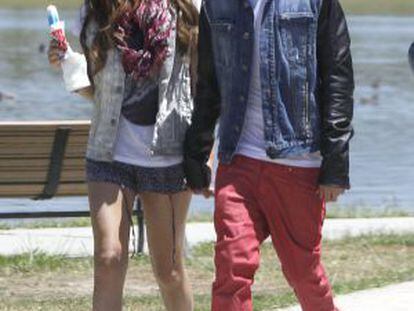 Justin Bieber y Selena Gómez.