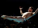 El clavadista mexicano Rommel Pacheco, durante una competencia en Rusia, en 2015.