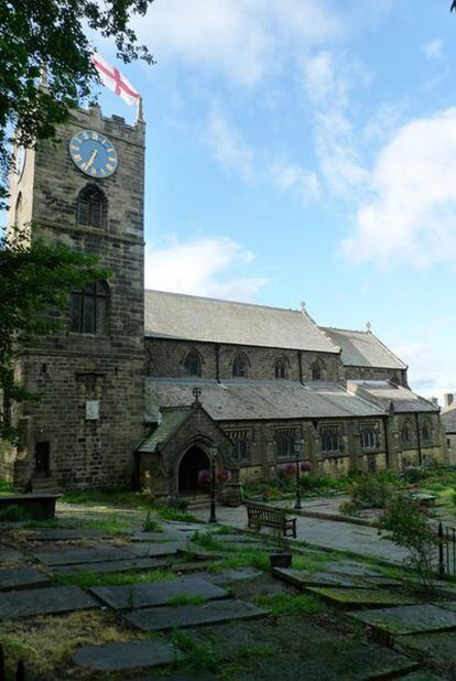 La iglesia de Haworth, en el condado británico de Yorkshire.