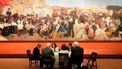 La presidenta de la Comunidad de Madrid, Isabel Díaz-Ayuso, en Nueva York.
