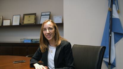 Paula Altavilla en Buenos Aires (Argentina) el 15 de abril de 2023.