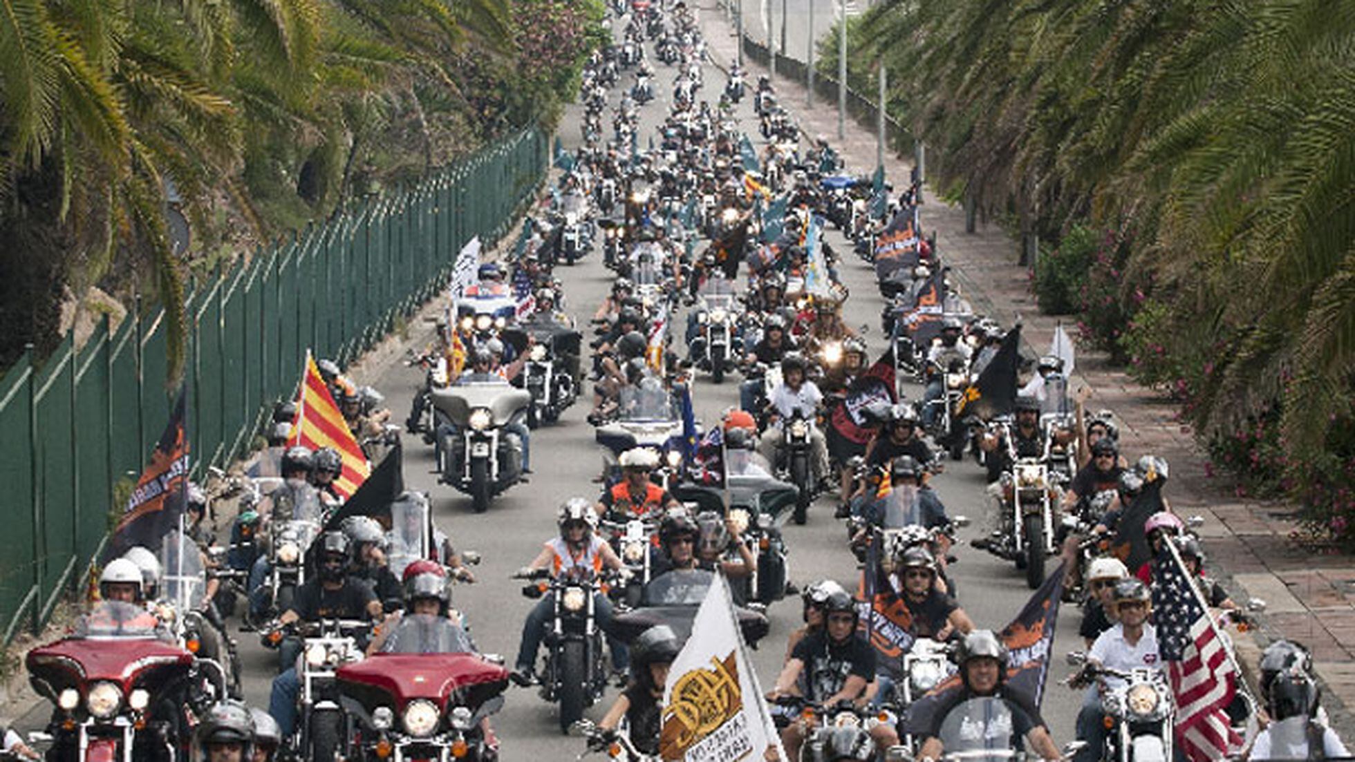 Caravana de motos Harley Davidson Noticias de Catalu a EL PA S