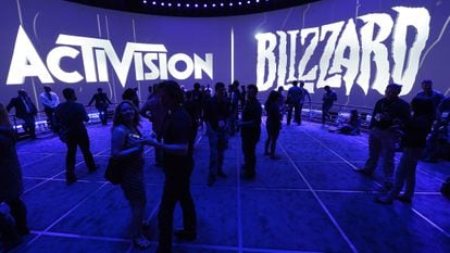 Un stand de Activison Blizzard, durante la exposición E3, en 2013.