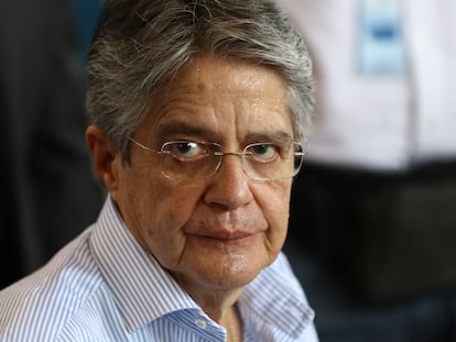 El presidente de Ecuador Guillermo Lasso en Guayaquil, Ecuador, el 9 de julio pasado.