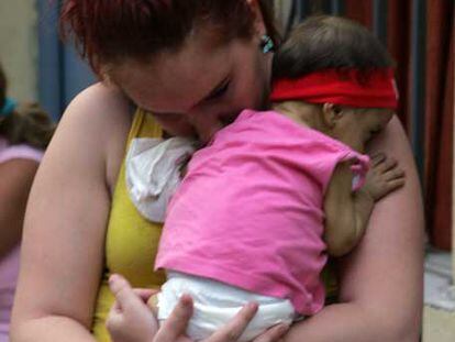Rocío y su hija Noara.