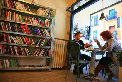 Librería La Fugitiva, en la calle de Santa Isabel de Madrid.