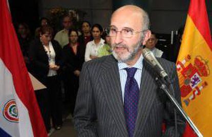 En la imagen, el representante de la UE en Uruguay, Juan Fernández Trigo. EFE/Archivo