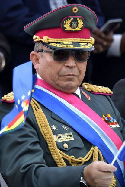 Williams Kaliman, comandante jefe de las Fuerzas Armadas de Bolivia.