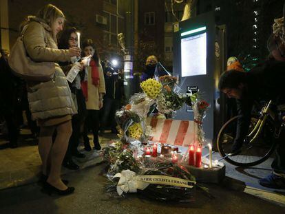  Homenaje al ciclista atropellado en la calle Alberto Alcocer. 