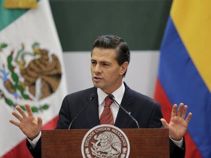 El presidente Enrique Peña Nieto, el viernes.