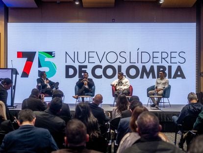 Encuentro '75 nuevos líderes de Colombia', en Bogotá, el 13 de diciembre de 2023.