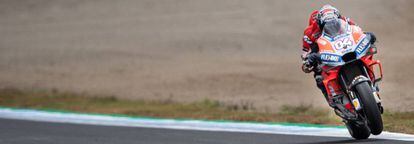 Dovizioso, en los primeros libres del GP de Japón.