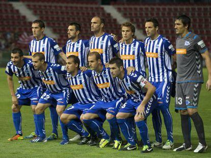 Equipo titular del Deportivo Alav&eacute;s en su vuelta a Segunda.