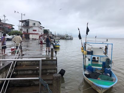 El puerto de Puntarenas.