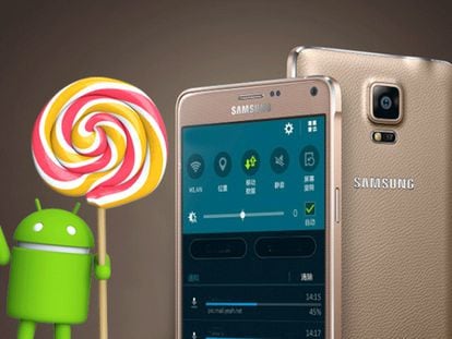 Los Samsung Galaxy Note 4 de Orange se actualizan a Android 5.0.1 Lollipop