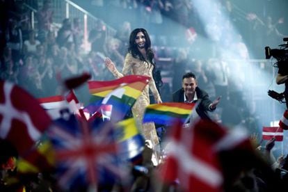 Conchita Wurst, ganadora de la última edición de Eurovisión.