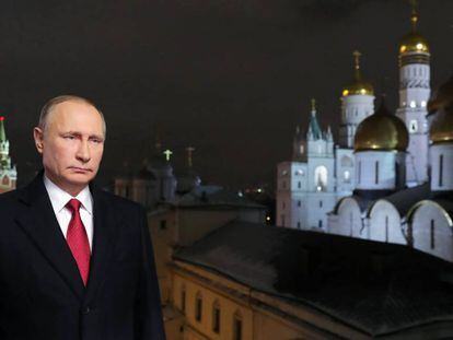 El presidente ruso se dirige a los ciudadanos en su mensaje de A&ntilde;o Nuevo. 