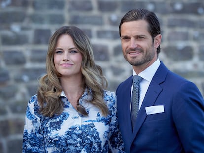 Carlos Felipe y Sofía de Suecia, en las celebraciones del cumpleaños de Victoria de Suecia, en julio de 2020.