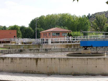 Depuradora de aguas de Villaespesa, en Teruel.