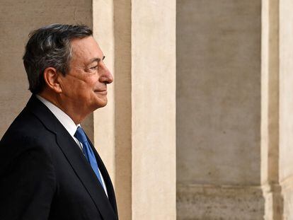 El primer ministro italiano Mario Draghi, en Roma el pasado 7 de octubre.