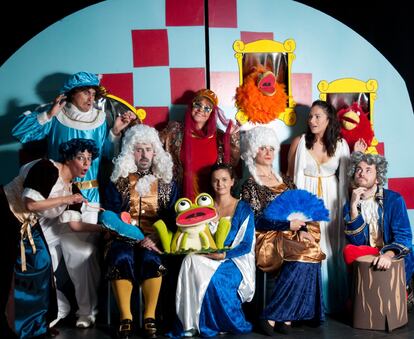 El elenco de 'La princesa Ana', una producción propia de la sala Taramaba.