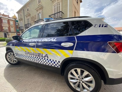 Un coche de la Policía Local de Orihuela.